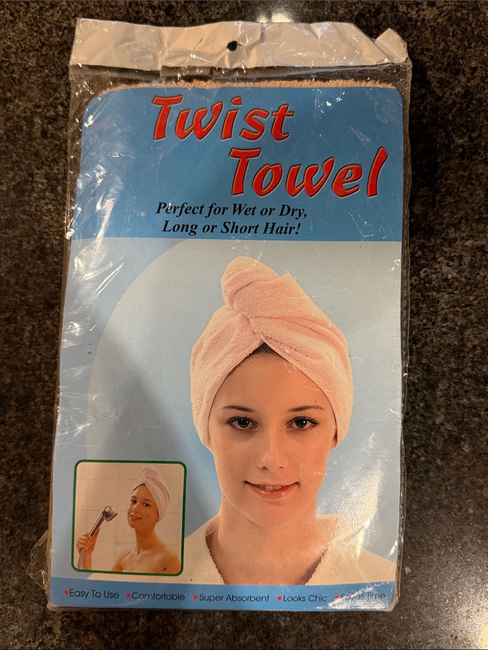 NWT Hair Turban (Turbi Twist Towel) - Pink